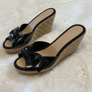 Nine West Slip On Wedges